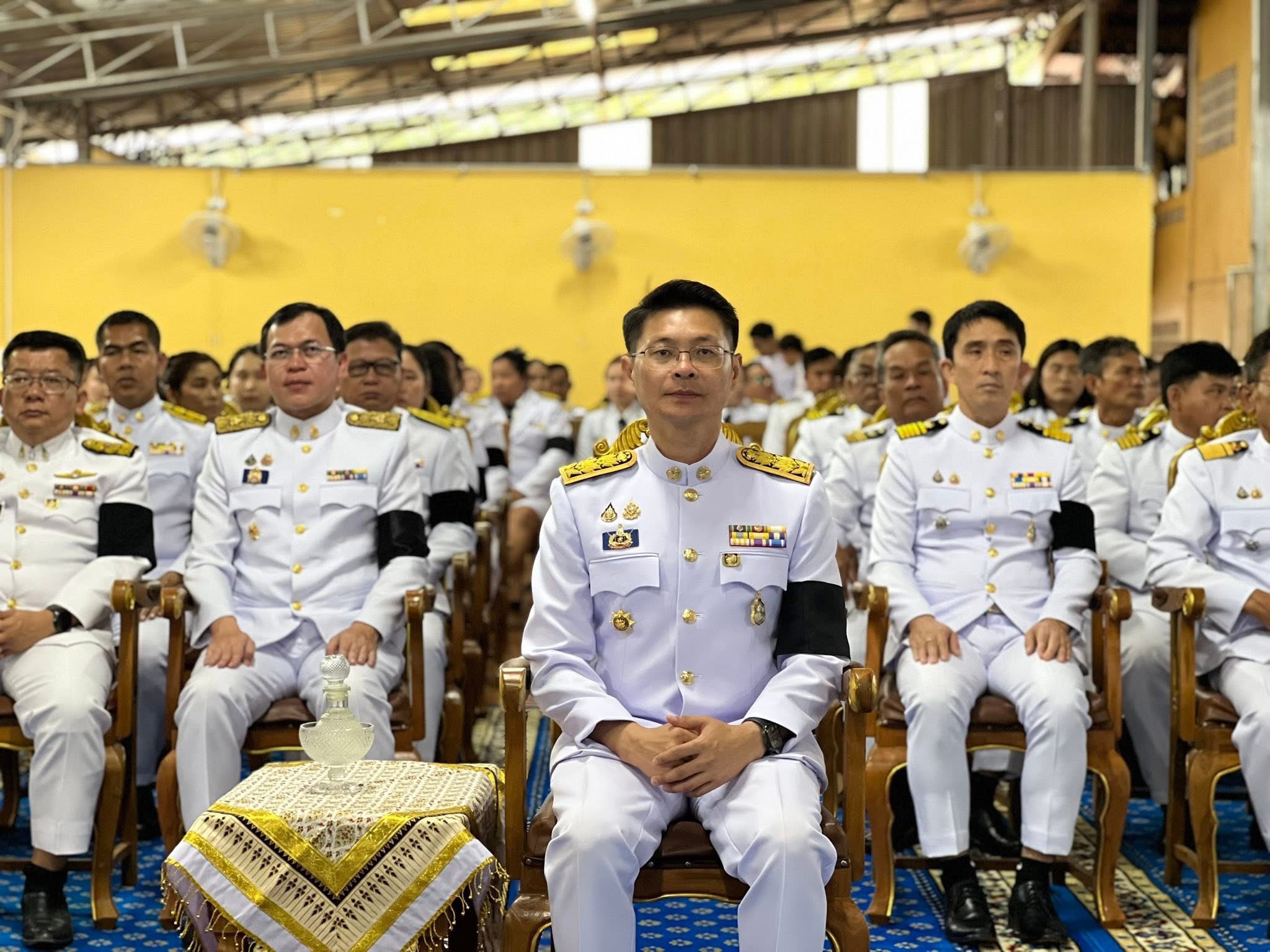 พช.ทองผาภูมิ เข้าร่วมพิธีบำเพ็ญกุศลสวดพระอภิธรรมอุทิตถวายพระราชกุศล สมเด็จพระนางเจ้าสิริกิติ์ พระบรมราชินีนาถ พระบรมราชชนนีพันปีหลวง ในวาระครบ 50 วัน (ปัญญาสมวาร)