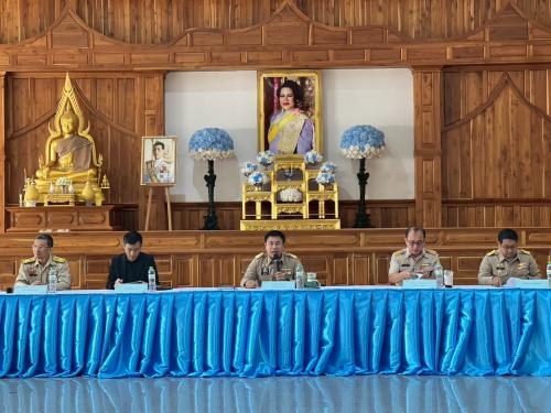 นายอำเภอทองผาภูมิ นำทีมประชุมหัวหน้าส่วนราชการ และกำนัน ผู้ใหญ่บ้าน ประจำเดือนเมษายน พ.ศ. 2569