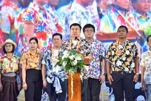 พช.ทองผาภูมิ ร่วมกิจกรรมงานประเพณีสงกรานต์เทศบาลตำบลทองผาภูมิ ประจำปี 2569